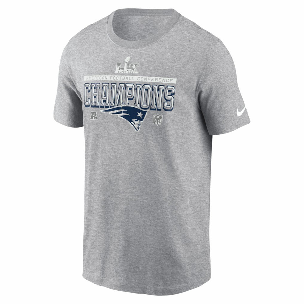 2025 AFC Champions Locker Room Trophy Collection Tall T-Shirt - New England Patriots T-shirts
