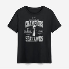 Women's Super Bowl LX Champions Locker Room Trophy Collection T-Shirt - Seattle Seahawks T-shirts
