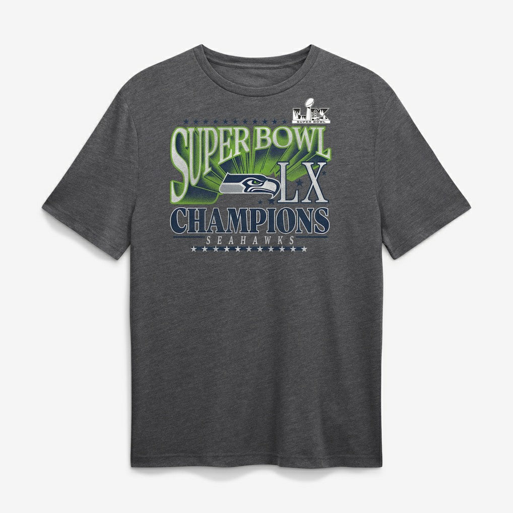 Super Bowl LX Champions Top Dogs Tri-Blend T-Shirt - Seattle Seahawks T-shirts