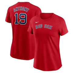 Red Roman Anthony Boston Red Sox Nike Women's Cooperstown Collection Fuse Name & Number T-Shirt