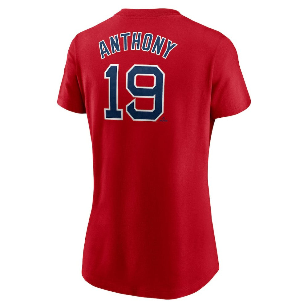 Red Roman Anthony Boston Red Sox Nike Women's Cooperstown Collection Fuse Name & Number T-Shirt