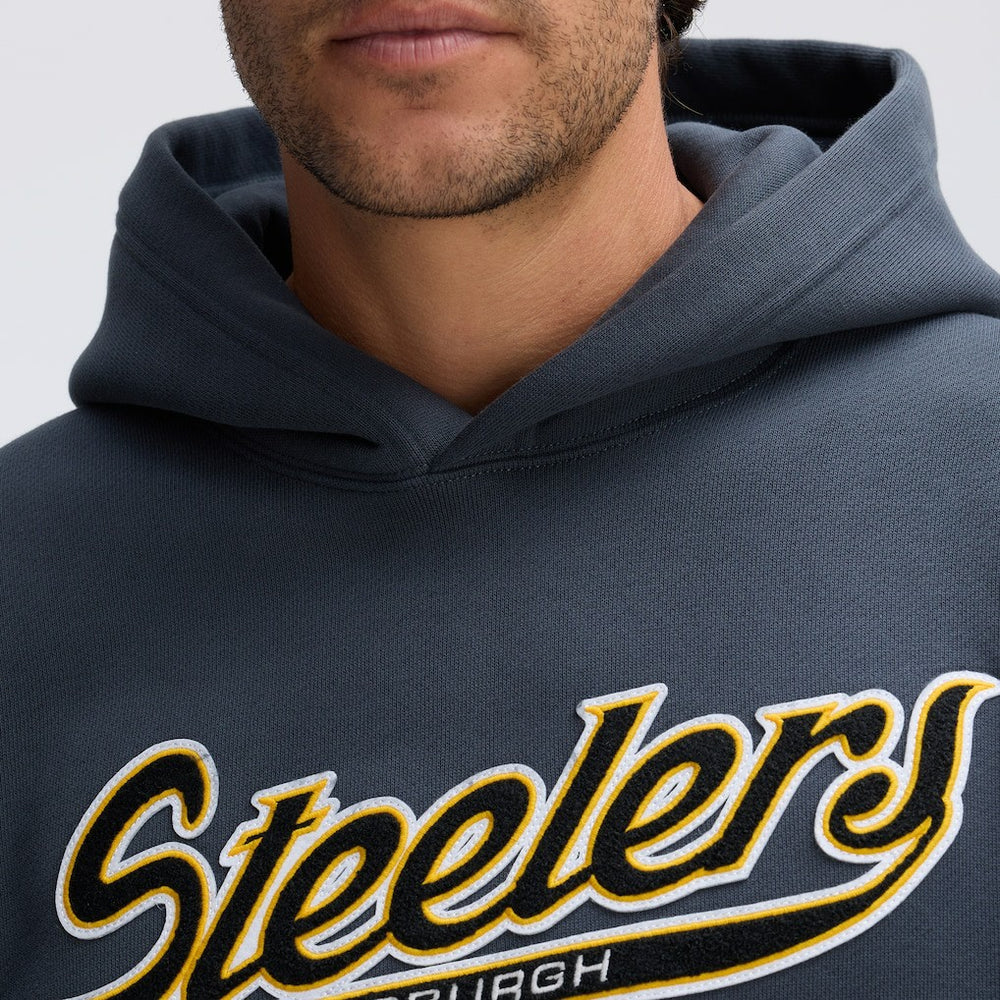 IconicFleece Tipped Hoodie - Pittsburgh Steelers Hoodies