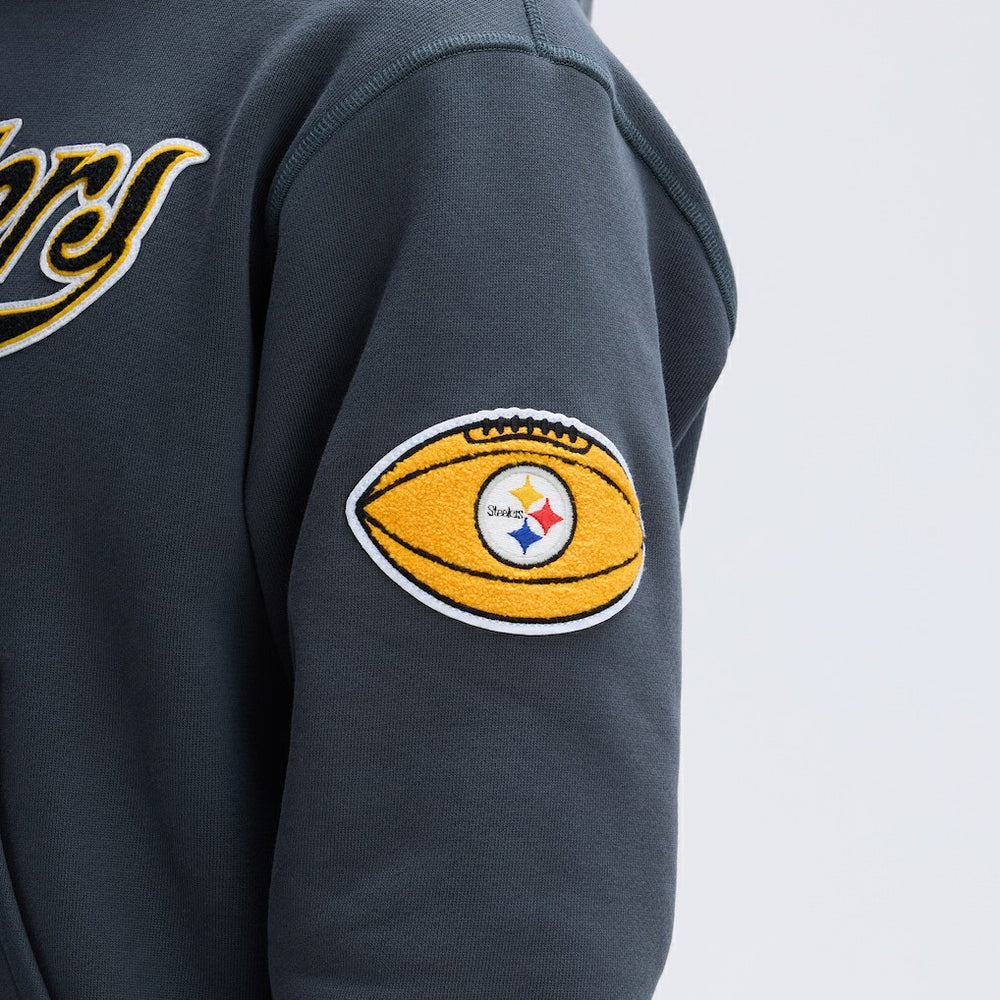 IconicFleece Tipped Hoodie - Pittsburgh Steelers Hoodies