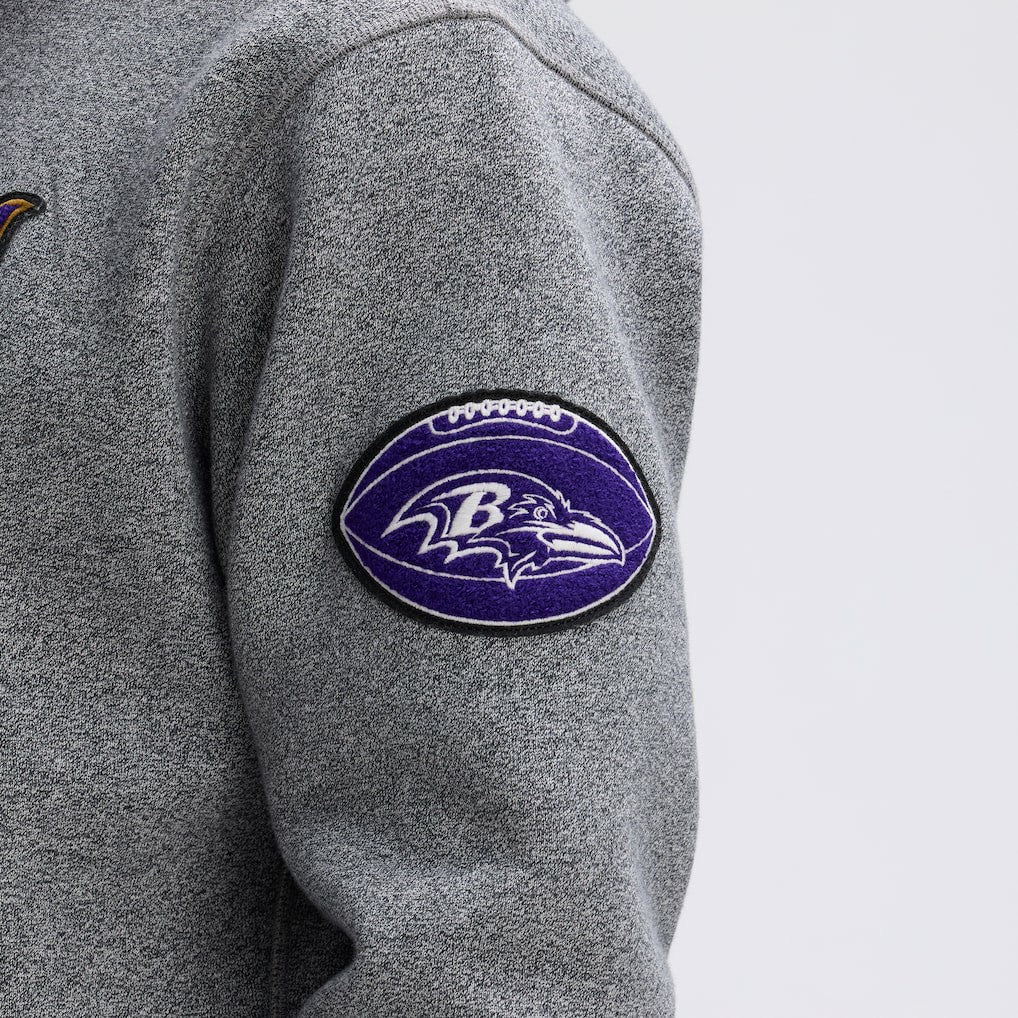 IconicFleece Tipped Hoodie - Baltimore Ravens Hoodies