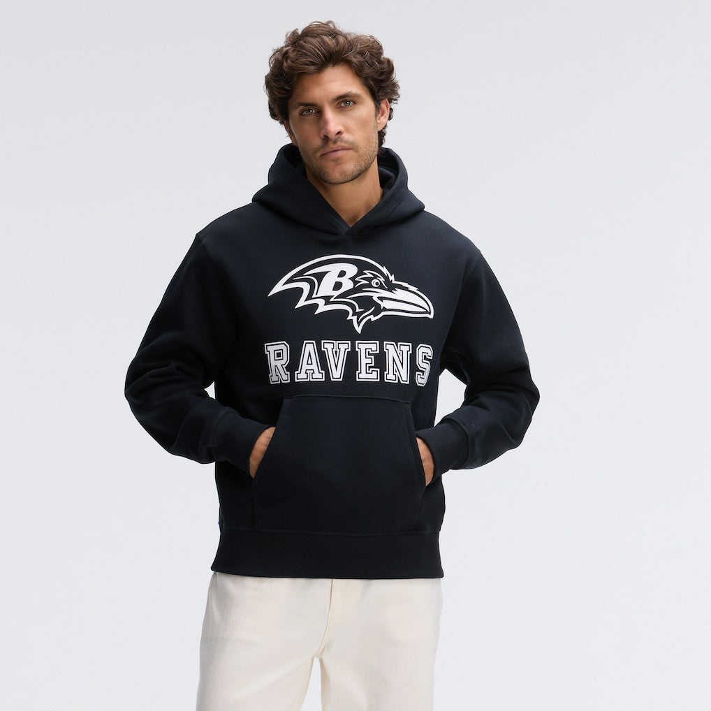 IconicFleece Flocked Hoodie - Baltimore Ravens Hoodies