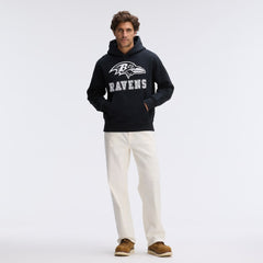 IconicFleece Flocked Hoodie - Baltimore Ravens Hoodies