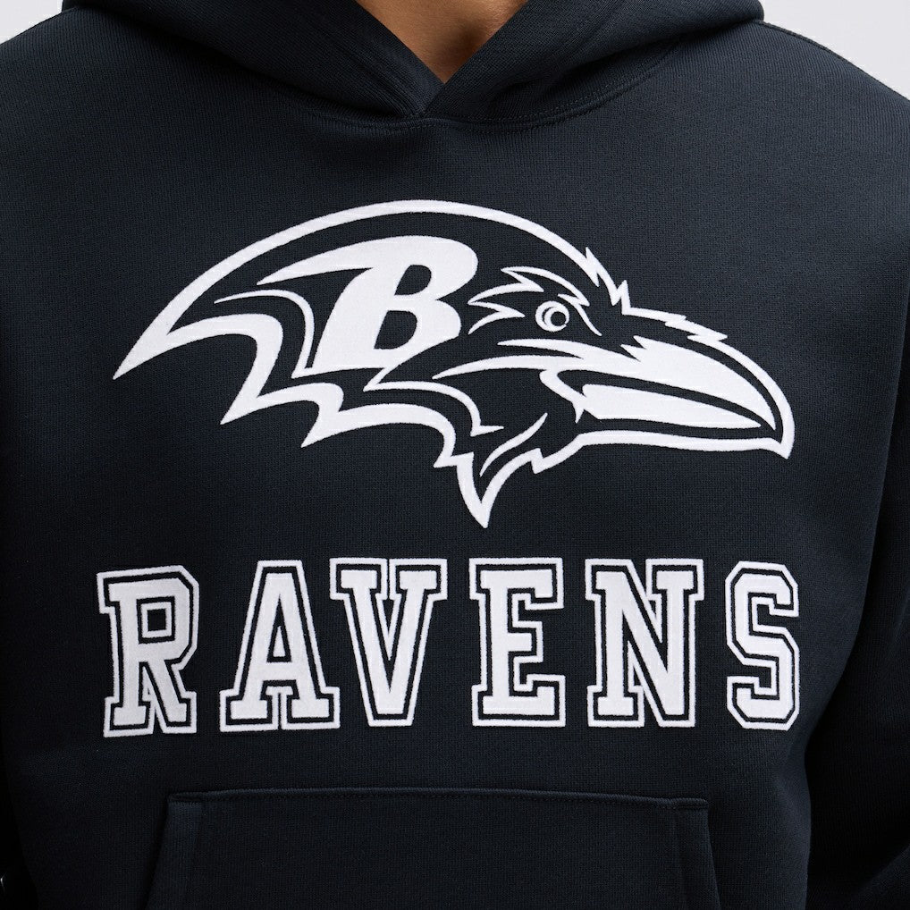 IconicFleece Flocked Hoodie - Baltimore Ravens Hoodies