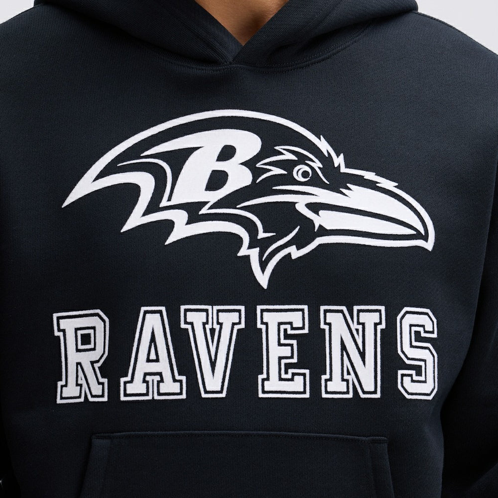IconicFleece Flocked Hoodie - Baltimore Ravens Hoodies