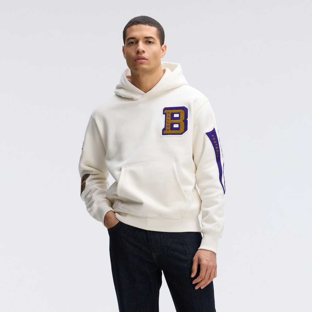IconicFleece Letterman Hoodie - Baltimore Ravens Hoodies