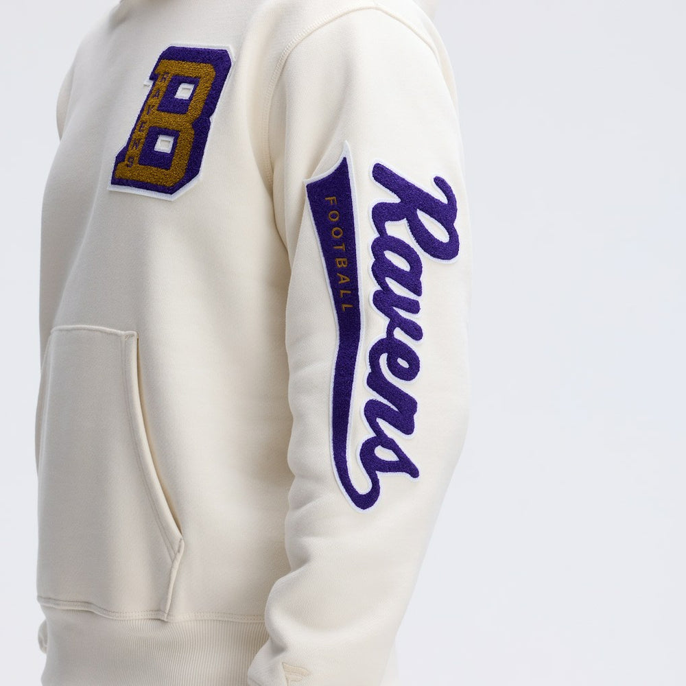 IconicFleece Letterman Hoodie - Baltimore Ravens Hoodies