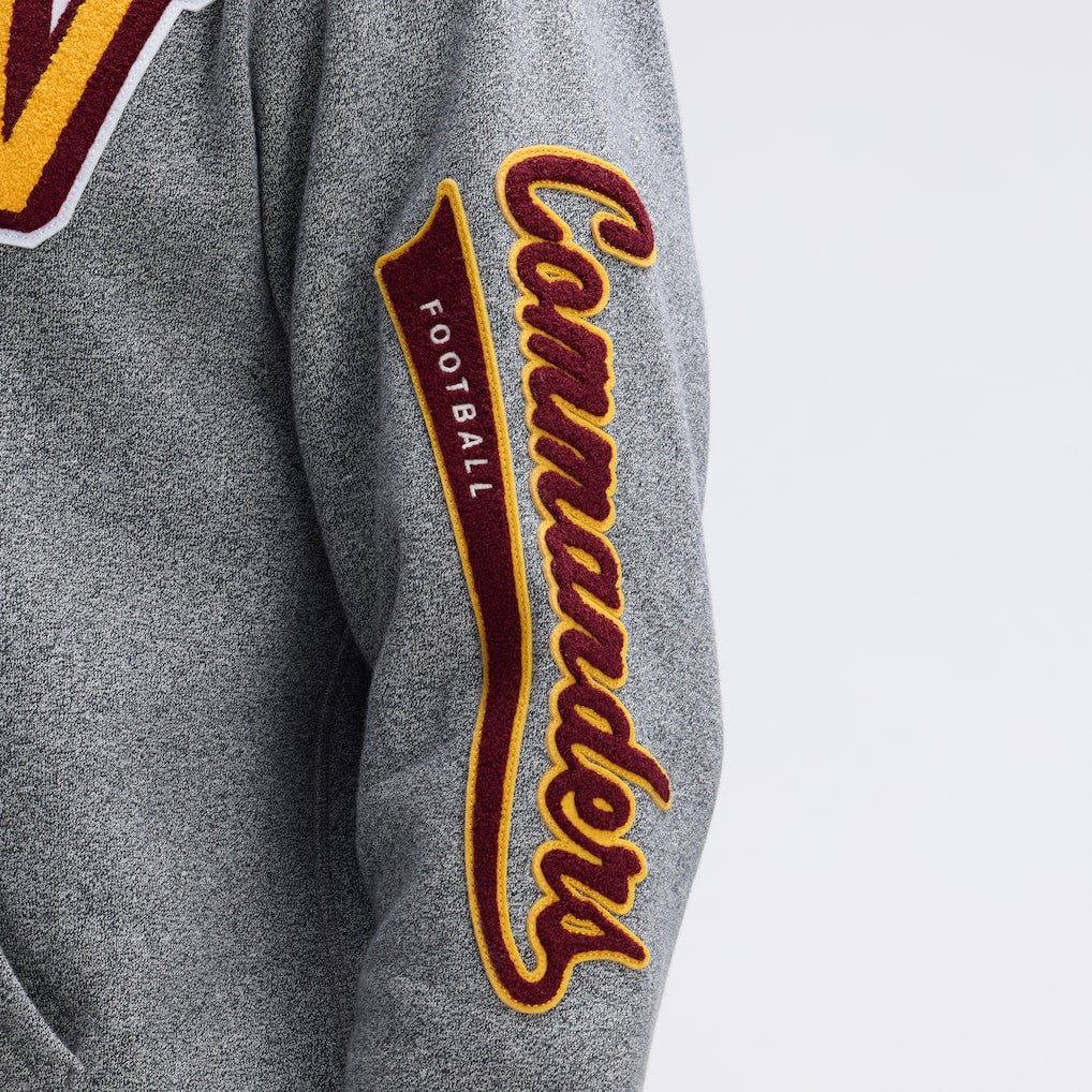 IconicFleece Letterman Hoodie - Washington Commanders Hoodies