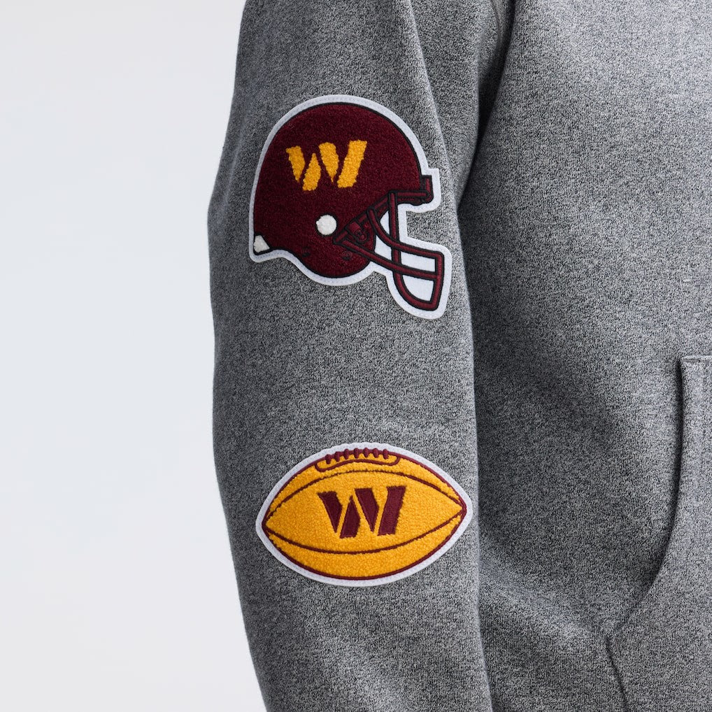 IconicFleece Letterman Hoodie - Washington Commanders Hoodies