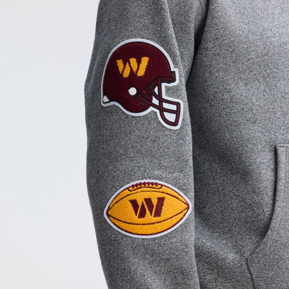 IconicFleece Letterman Hoodie - Washington Commanders Hoodies
