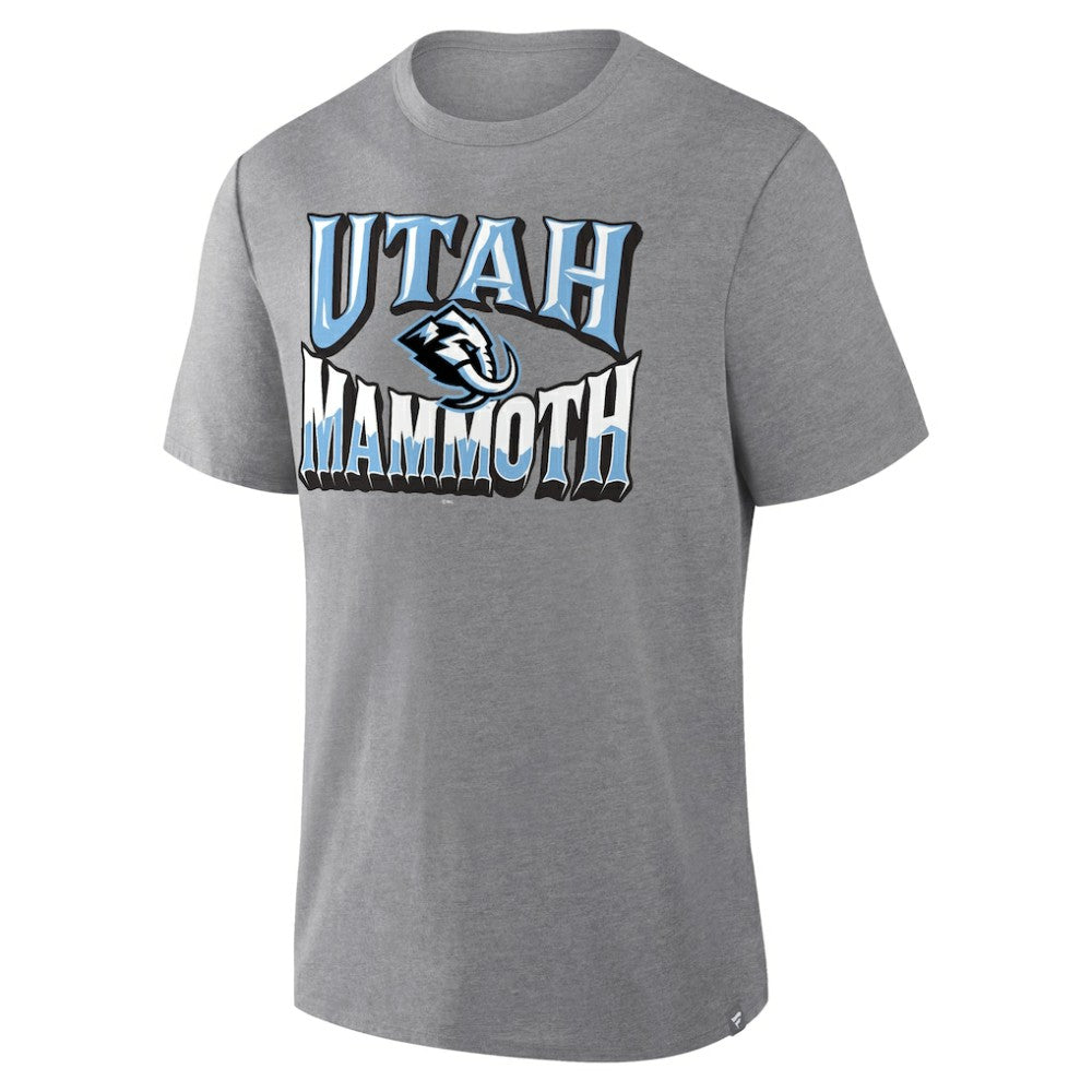 NHL Utah Mammoth Fanatics Tribute Tri-Blend T-Shirt