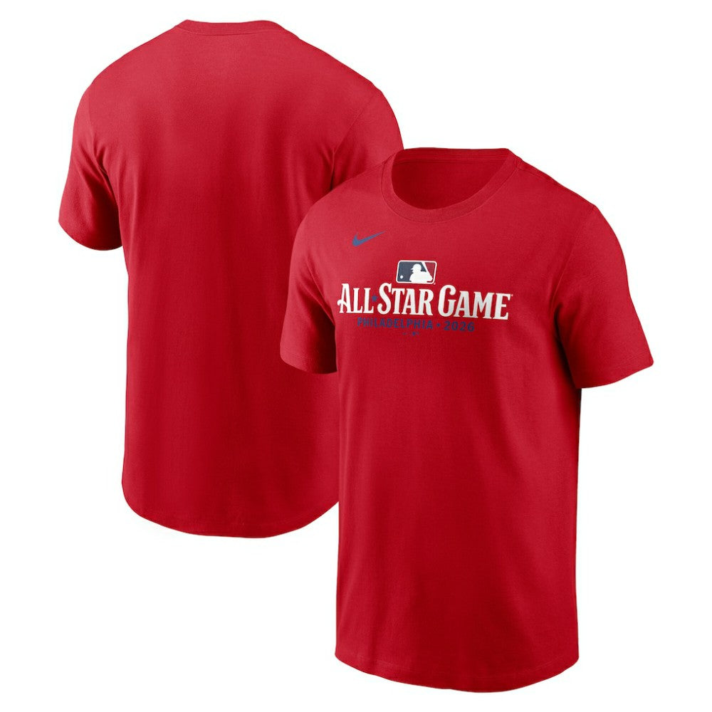 Red Nike 2026 MLB All-Star Game Wordmark T-Shirt