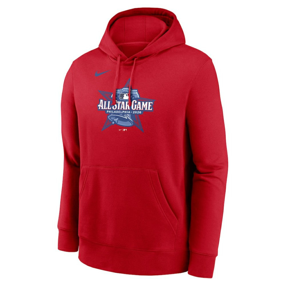 Red Nike 2026 MLB All-Star Game Logo Club Pullover Hoodie