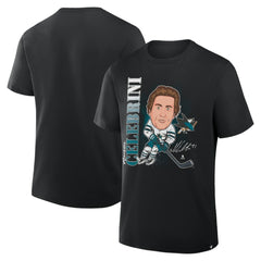 NHL Macklin Celebrini San Jose Sharks Fanatics Caricature Player T-Shirt