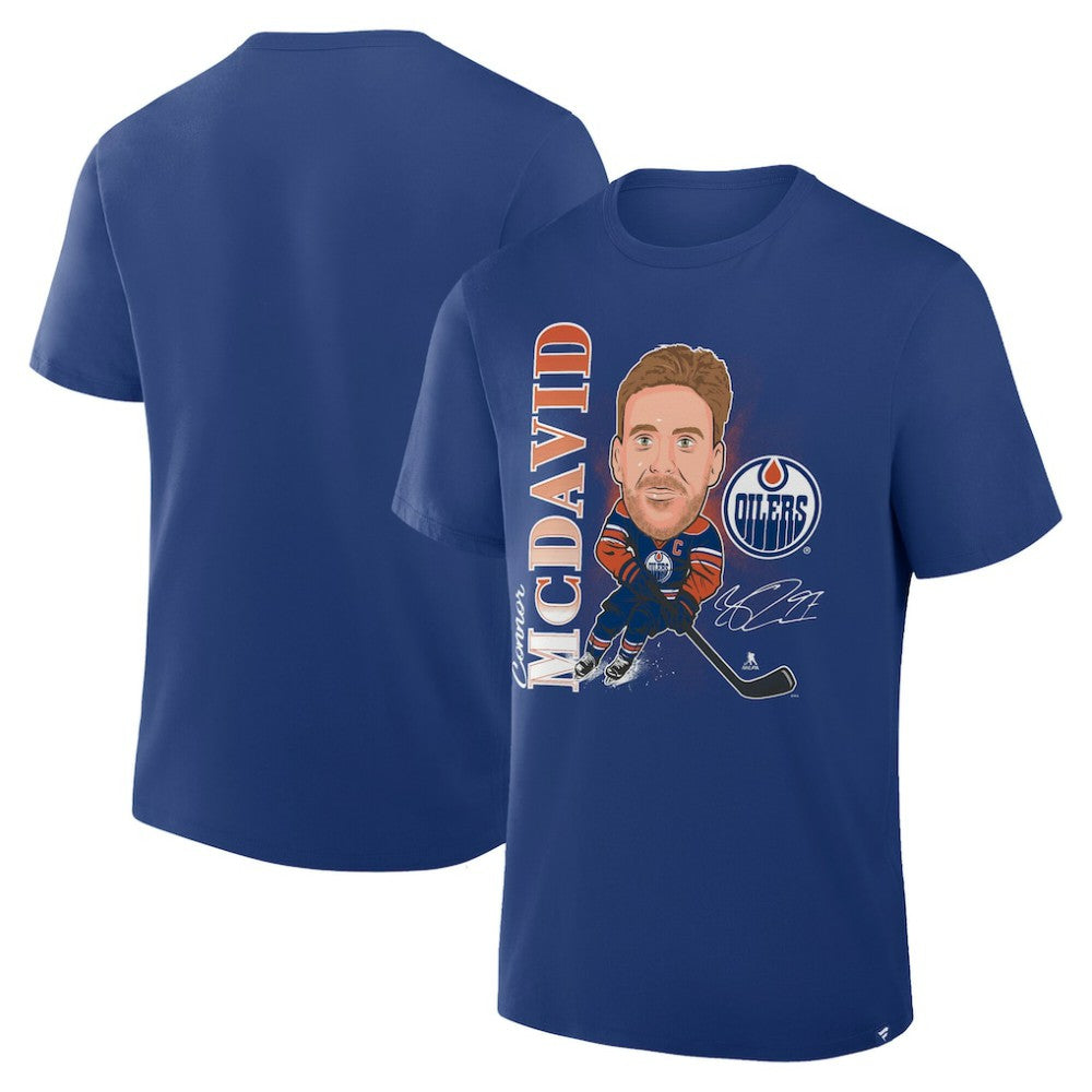 NHL Connor McDavid Edmonton Oilers Fanatics Caricature Player T-Shirt