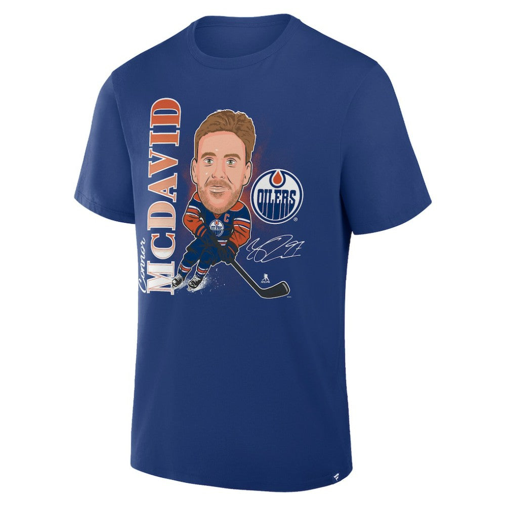 NHL Connor McDavid Edmonton Oilers Fanatics Caricature Player T-Shirt