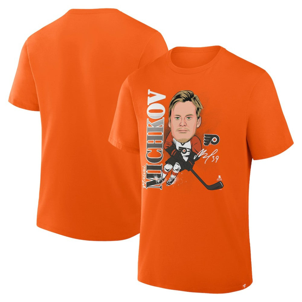 NHL Matvei Michkov Philadelphia Flyers Fanatics Caricature Player T-Shirt