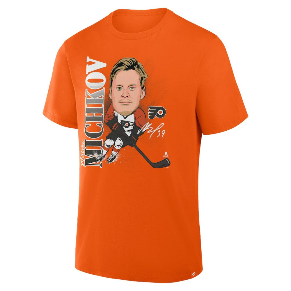 NHL Matvei Michkov Philadelphia Flyers Fanatics Caricature Player T-Shirt