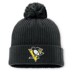NHL Pittsburgh Penguins Fanatics 2025 NHL Global Series Sweden Cuffed Knit Hat with Pom