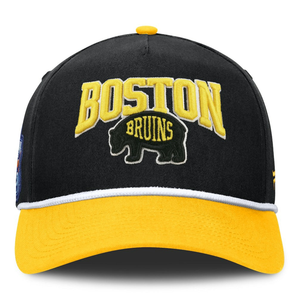 NHL Boston Bruins Fanatics 2026 NHL Stadium Series Authentic Pro A-Frame Adjustable Hat