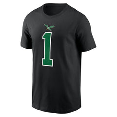 Jalen Hurts  Player Name & Number T-Shirt - Philadelphia Eagles T-shirts
