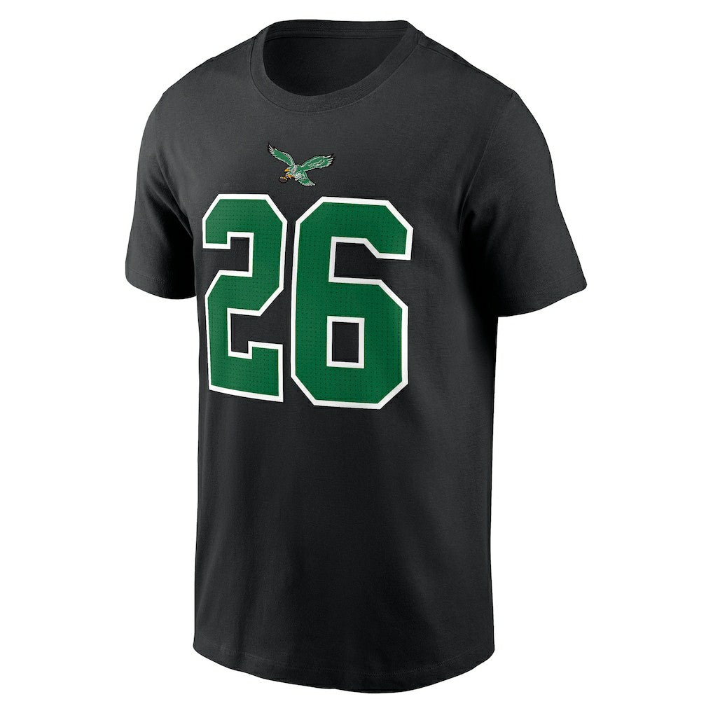 Saquon Barkley  Player Name & Number T-Shirt - Philadelphia Eagles T-shirts
