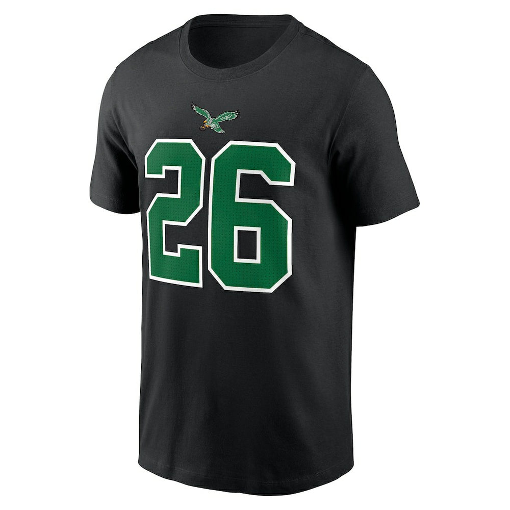 Saquon Barkley  Player Name & Number T-Shirt - Philadelphia Eagles T-shirts