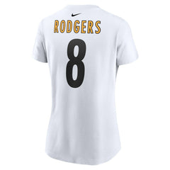 Aaron Rodgers  Women's Name & Number T-Shirt - Pittsburgh Steelers T-shirts