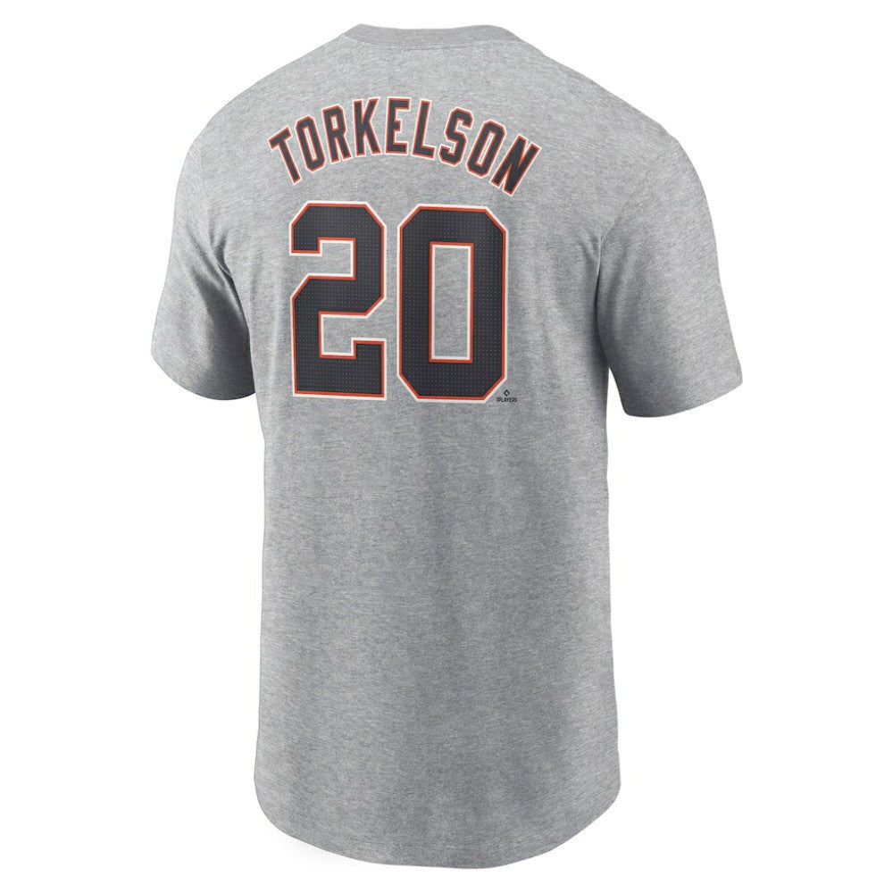 Gray Spencer Torkelson Detroit Tigers Nike Fuse Name & Number T-Shirt