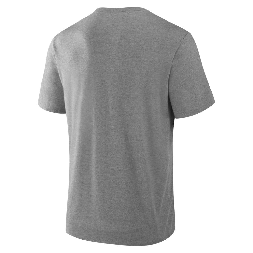 Heather Gray Chicago Cubs Fanatics Nostalgia Tri-Blend T-Shirt