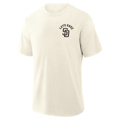 Cream San Diego Padres Fanatics Nostalgia Stadium Slub T-Shirt