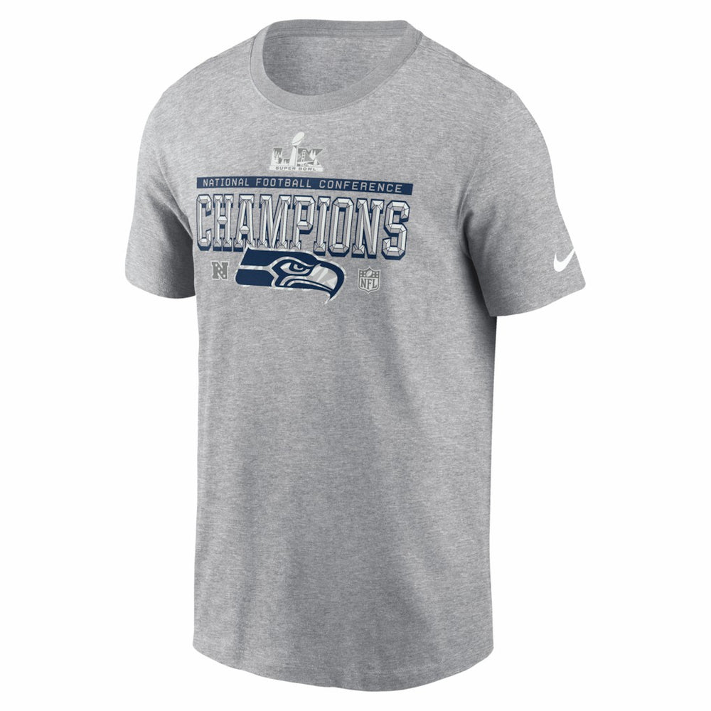 2025 NFC Champions Locker Room Trophy Collection T-Shirt - Seattle Seahawks T-shirts