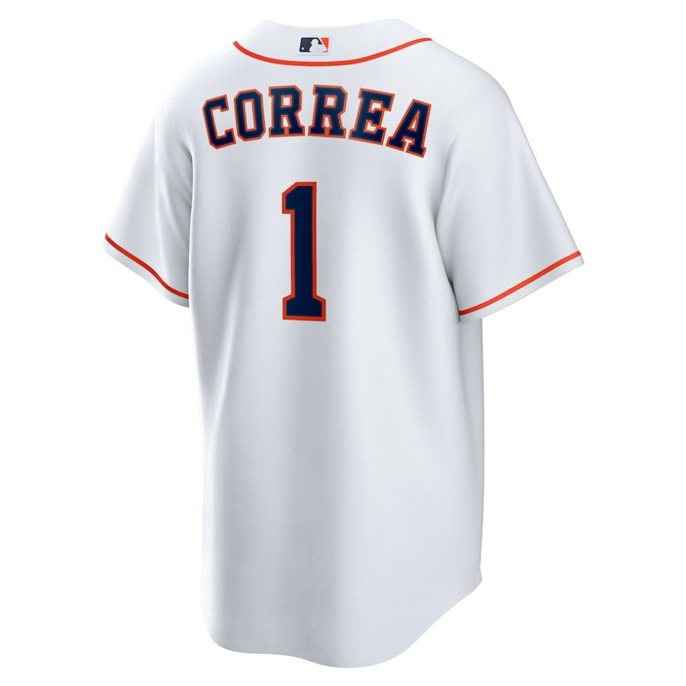 White Carlos Correa Houston Astros Nike Home Replica Jersey
