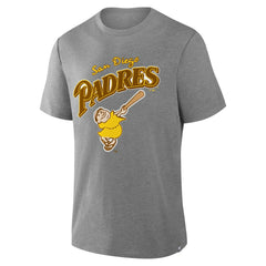Heather Gray San Diego Padres Fanatics Tribute IYKYK Tri-Blend T-Shirt