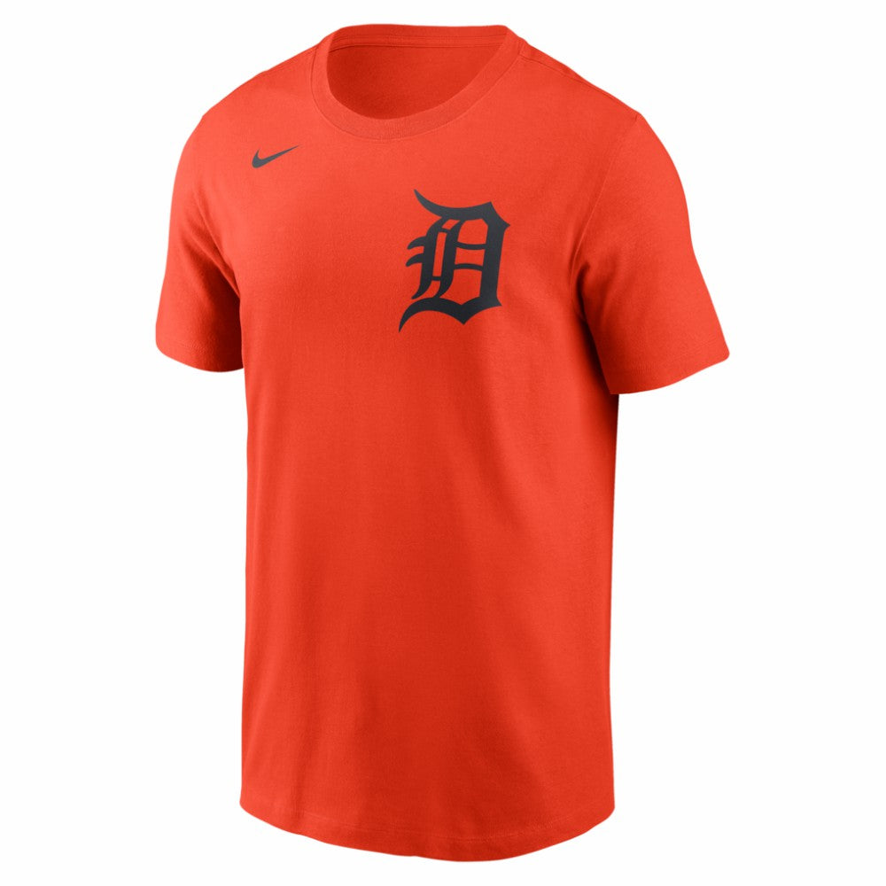 Orange Detroit Tigers Nike Wordmark T-Shirt