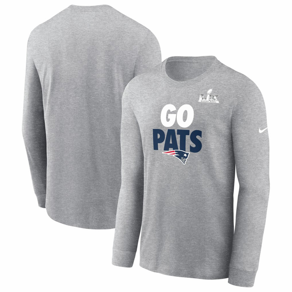 Super Bowl LX Fast As Fast Gets Long Sleeve T-Shirt - New England Patriots T-shirts