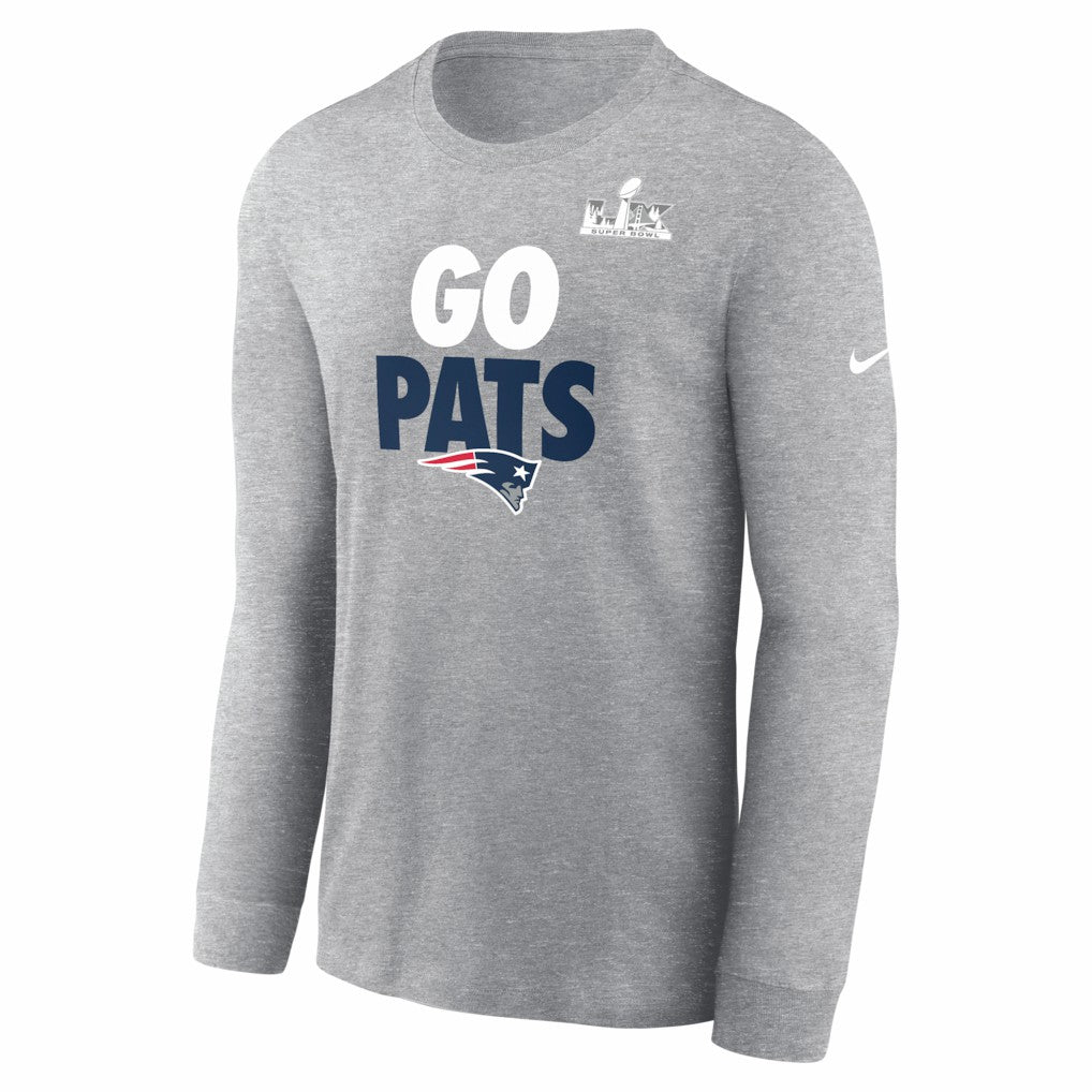 Super Bowl LX Fast As Fast Gets Long Sleeve T-Shirt - New England Patriots T-shirts