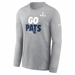 Super Bowl LX Fast As Fast Gets Long Sleeve T-Shirt - New England Patriots T-shirts