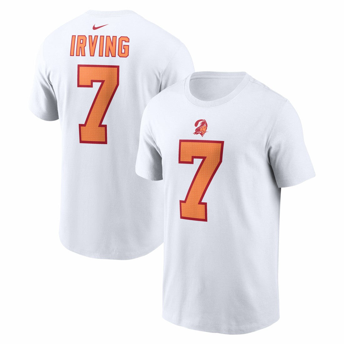 Bucky Irving '76  50th Season Alternate Name & Number T-Shirt - Tampa Bay Buccaneers T-shirts
