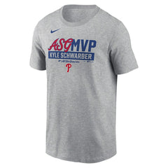 Heather Gray Kyle Schwarber Philadelphia Phillies Nike 2025 MLB All-Star Game MVP T-Shirt