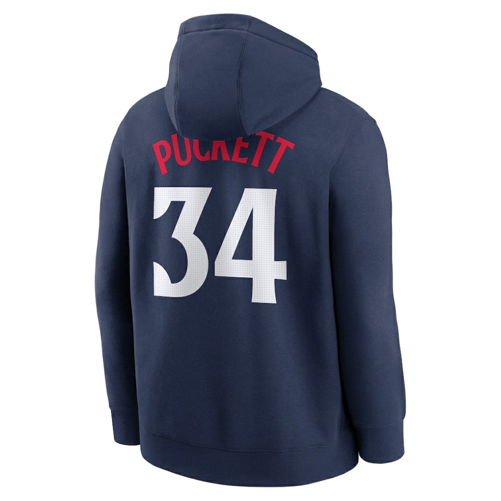 Navy Kirby Puckett Minnesota Twins Nike Player Name & Number Club Pullover Hoodie