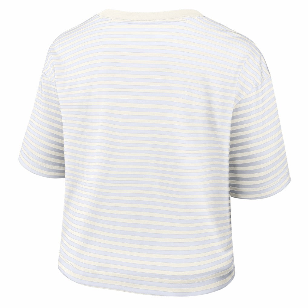 Women's Striped Cropped T-Shirt - Philadelphia Eagles T-shirts