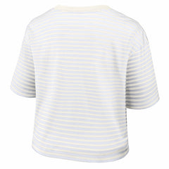 Women's Striped Cropped T-Shirt - Washington Commanders T-shirts