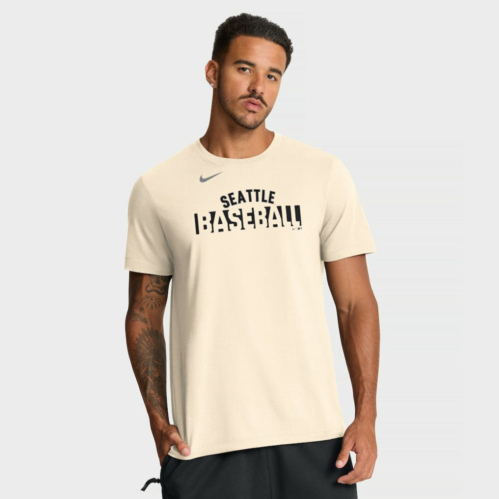 Cream Seattle Mariners Nike Alternate T-Shirt