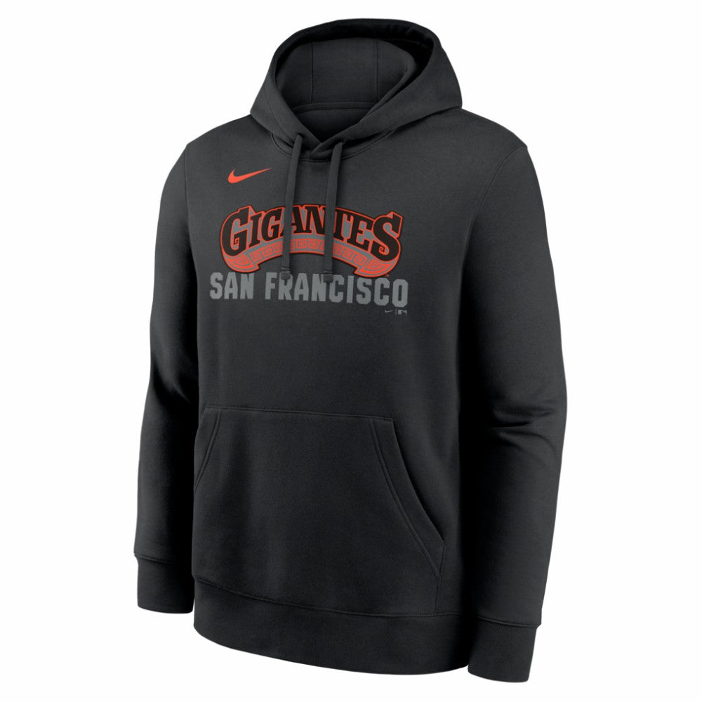 Black San Francisco Giants Nike Alternate Club Fleece Hoodie