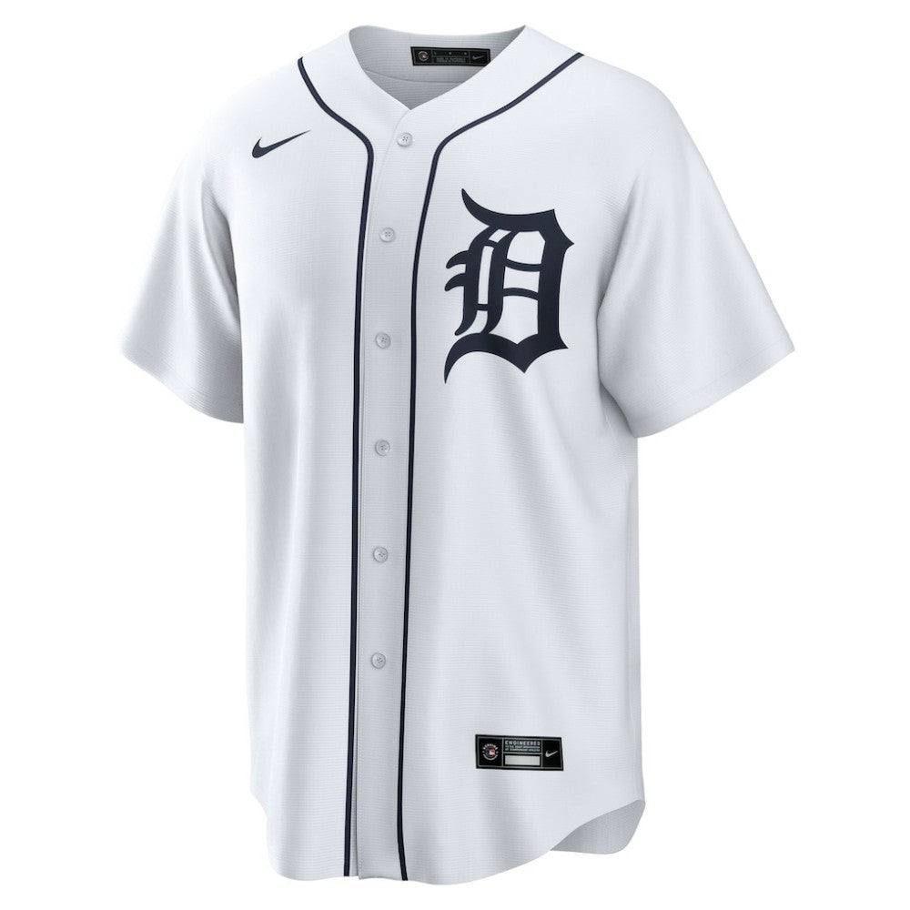 White Dillon Dingler Detroit Tigers Nike Home Replica Jersey
