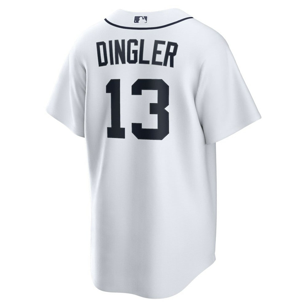 White Dillon Dingler Detroit Tigers Nike Home Replica Jersey